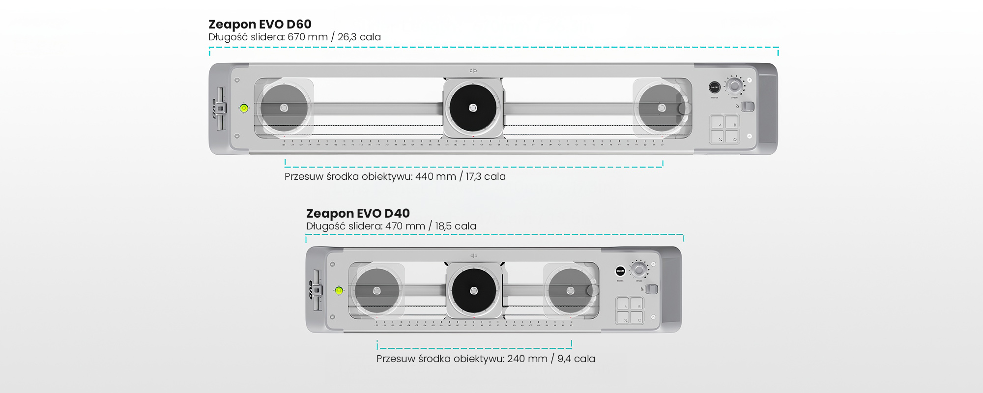 Slider automatyczny Zeapon Evo D60